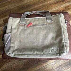 Sherpani Tan Laptop Bag with Durable Design